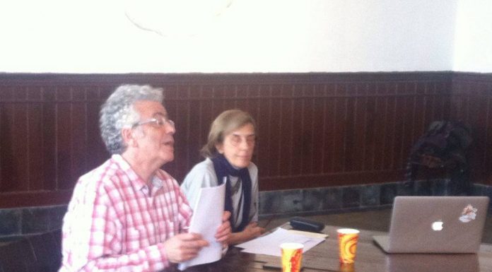 Ο Ρίτσος στη Σχολή Γαλατά