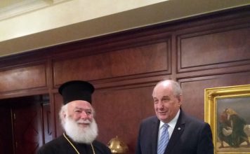 Συνάντηση Πατριάρχη Αλεξανδρείας – Τέρενς Κουίκ