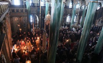 Πατριαρχική λειτουργία στην Παναγία του Πέρα